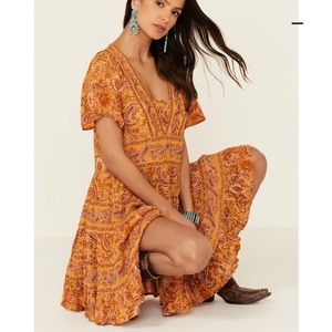 NWT Patrons of Peace Womens Border Print Toluca Dress